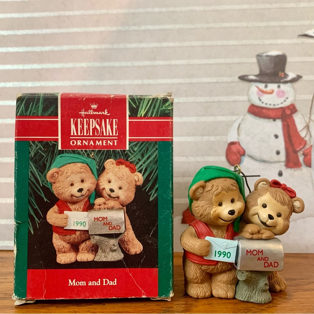 Hallmark Keepsake Ornament “Mom and Dad” 1990